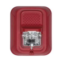 HONEYWELL SPSRLP Bocina estrobo para pared color rojo  sin e