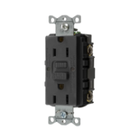 HUBBELL HUB-GFR-ST-15-BK Contacto de Auto-verificación GFCI
