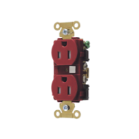 HUBBELL HUB-HBL-5262-RTR Contacto Duplex 15 A 125 V / A Prue