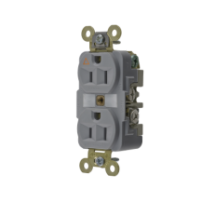 HUBBELL HUB-IG-5262GY Contacto Dúplex Conexión a Tierra Aisl