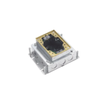 HUBBELL HUB-B24-21 Caja Rectangular de Piso de Acero Galvani