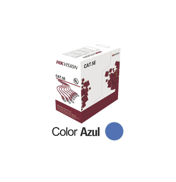HIKVISION DS-1LN5E-SB Bobina de Cable UTP 305 Metros / Cat5E
