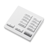 LUTRON ELECTRONICS RRT10RLSW Botonera de Sobremesa Portátil