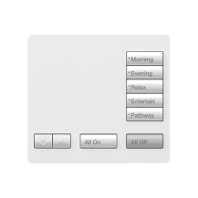 LUTRON ELECTRONICS RRT5RLSW Teclado seetouch sobre mesa 5 bo