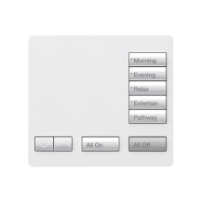 LUTRON ELECTRONICS RRT5RLSW Teclado seetouch sobre mesa 5 bo
