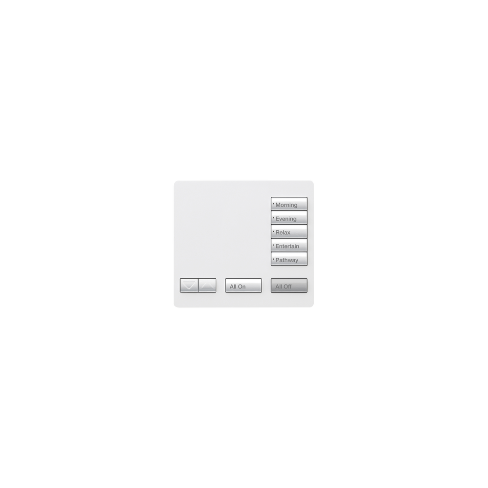 LUTRON ELECTRONICS RRT5RLSW Teclado seetouch sobre mesa 5 bo