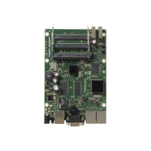 MIKROTIK RB435G Board 3 Puertos Gigabit con 5 ranuras miniPC