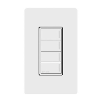 LUTRON ELECTRONICS RRSTW4BWH (RadioRa3) Botonera Sunnata Bla