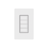 LUTRON RADIORA 3 RRSTW4BSW (RadioRa3) Botonera Sunnata Negro