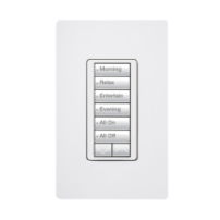 LUTRON ELECTRONICS RRDW6BRLWH (RadioRA2) Teclado seetouch 6