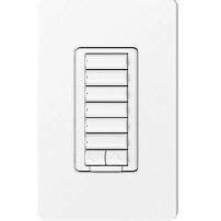 LUTRON ELECTRONICS RRDW6BRLTP Teclado de Pared RadioRA 2 / C