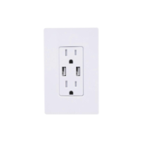 LUTRON ELECTRONICS LTRF15UBTRCWH TOMACORRIENTE CON USB DUPLE