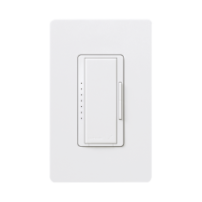 LUTRON ELECTRONICS RRD10DWH Atenuador (dimmer) un solo polo