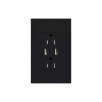 LUTRON ELECTRONICS SCR15UBTRMN Tomacorriente 15A con salida