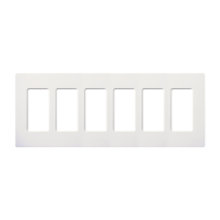LUTRON ELECTRONICS SC6SW Placa 6 espacios pata dimmer o apag