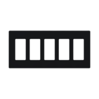 LUTRON ELECTRONICS SC5MN PLACA DE PARED 5 ESPACIOS