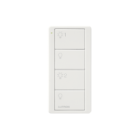 LUTRON ELECTRONICS PJ24BGWHL21 Control PICO 4 botones 2 grup