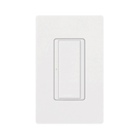 LUTRON ELECTRONICS MA-S8AM-WH-S Maestro Switch multilocacion