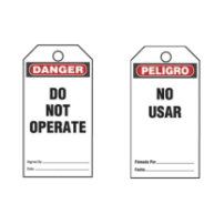 PANDUIT PVT-161-Q-S Paquete de 25 Etiquetas de Seguridad Con