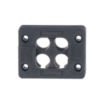 PANDUIT CEST1-B4 Pasacables de 4 Orificios de Marco Rectangu