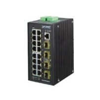 PLANET IGS-20040MT Switch Administrable Industrial 16 puerto