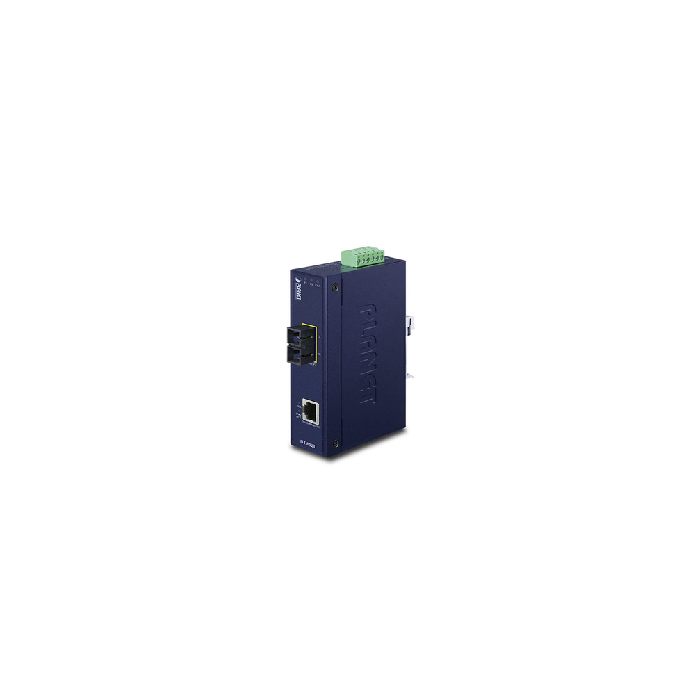 PLANET IFT-802T Convertidor de Medios Industrial Multimodo P