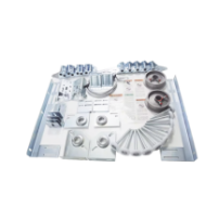 AccessPRO KT-GR208 Kit D / Herrajes P / Puertas de Garage