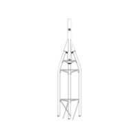 ROHN 25-AG3 25G Top Section