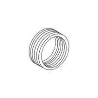 RAWELT RBA-5119-UR Reducción Bushing Aluminio de 2 a 3/4 / C