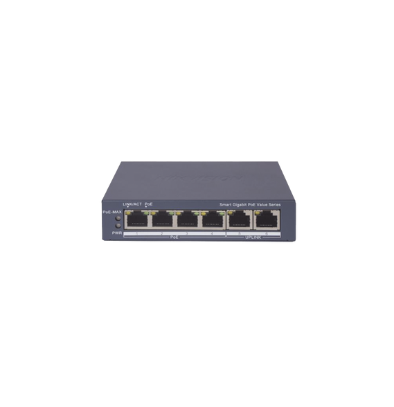 HIKVISION DS-3E1506P-EI/M Switch Gigabit PoE+ / Administrabl