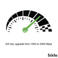 Siklu EH-UPG-1000-2000 Licencia Upgrade de 1000 a 2000 Mbps