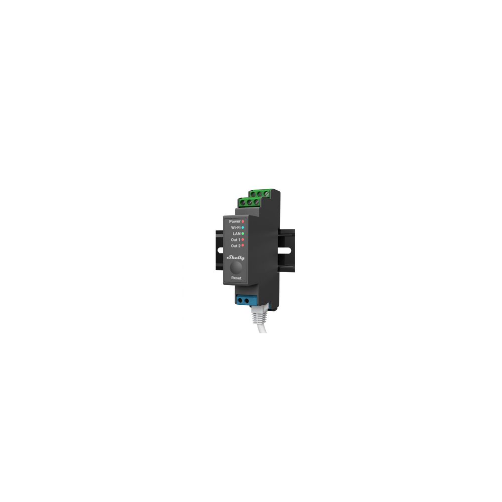 SHELLY SHELLYPRO2 Relevador / Interruptor WIFI/ Industrial y