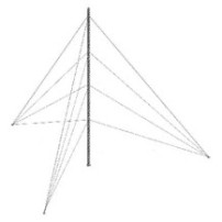 SYSCOM TOWERS KTZ-35E-003 Kit de Torre Arriostrada de Piso d
