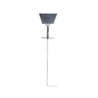 SYSCOM TOWERS SAZ-90G Ancla de Piso Tipo Paleta 5 Orificios