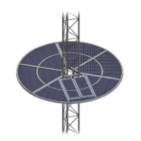 SYSCOM TOWERS SOM-30 Sistema Anti Escala tipo Sombrilla para