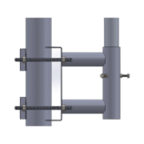 SYSCOM TOWERS SS-OP-TM Adaptador para Colocar Mástil (tubo)