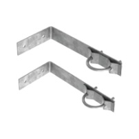 SYSCOM TOWERS SMR-PH Juego de 2 Herrajes de Pared para Sujec