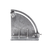 SYSCOM TOWERS SLM-BA-3G Base para Mástil con Ajuste de Ángul