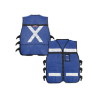SURTEK SYS-USC-H43 Chaleco Reflejante con 6 Bolsas Externas