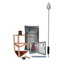 TOTAL GROUND KDA-03 Kit de Pararrayo con Punta con Diámetro