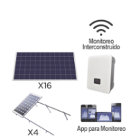 Syscom KITEPCOM5K330 Kit solar para interconexión de 5 KW de