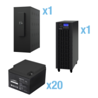 CYBERPOWER HSTP3T20K100P-5MIN UPS Trifásico de 20 kVA/18 kW