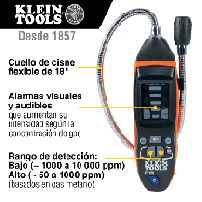 KLEIN TOOLS ET-120 Detector de Fugas de Gas Combustible.