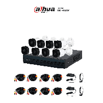 DAHUA DHT0260003 DAHUA KITXVR1B08- I+8-B2A21-  Kit de 8, DHKITXVR1B08I8B2A21N0360B