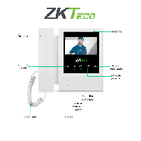 ZKTECO ZKT2210002 ZKTECO VDPIB4 - Monitor LCD de 4.3 pu, VDPIB4
