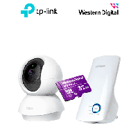TP-LINK TPL0150017 Paquete TAPO C200 + Memoria SD + Rep, TAPOC200