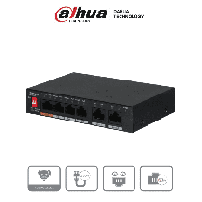 DAHUA DRD182001 DAHUA PFS3006-4ET-60 - Switch PoE de 6 , DHPFS30064ET60