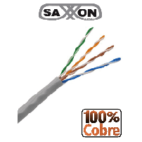 SAXXON TVD119046 SAXXON OUTPCAT5E100M - Bobina de Cable, OUTPCAT5E100M