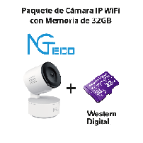 ZKTECO ZKT0150001 NGTECO NGC2301PAK - Paquete de Cámara, NGTECO2301WithSDCard