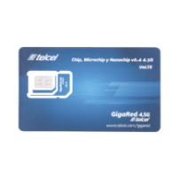 Syscom SIM5GBTELCEL SIM SYSCOM 5 GB mensual para dispositivo